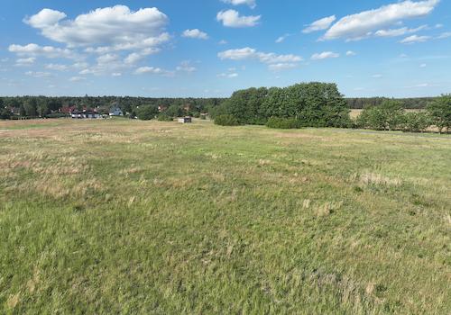 Blick über die Landwirtschaftsfläche 