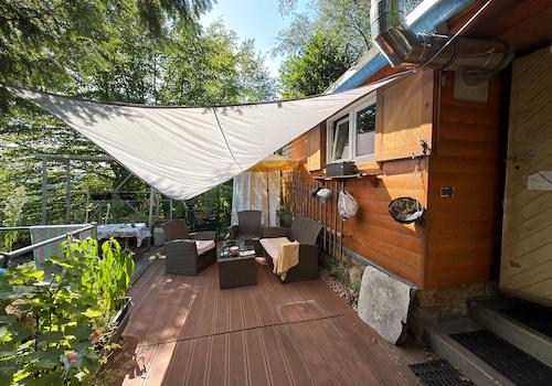 Blick über die Terrasse