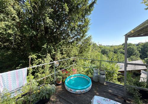 Blick über die Terrasse