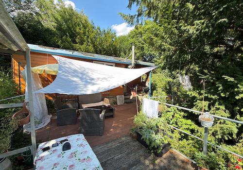 Blick auf die Terrasse