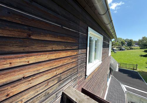 Blick vom Balkon