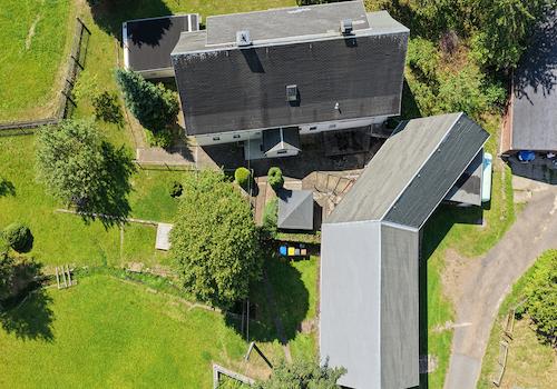 Blick auf das Dach 