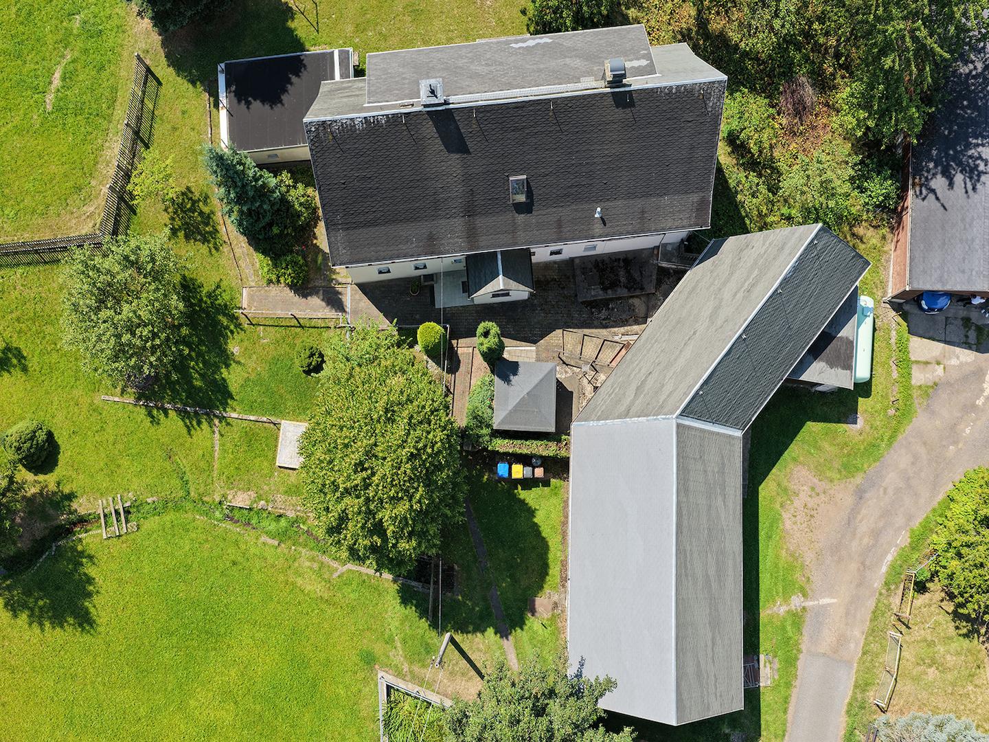 Blick auf das Dach 