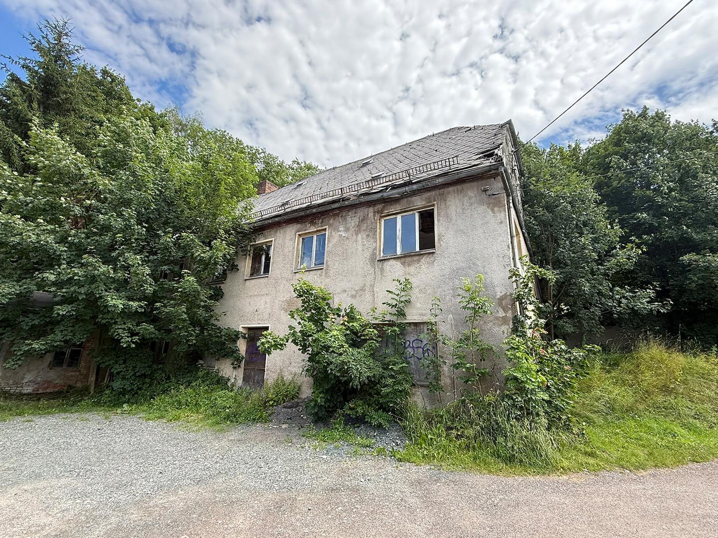 Blick auf das Haus 