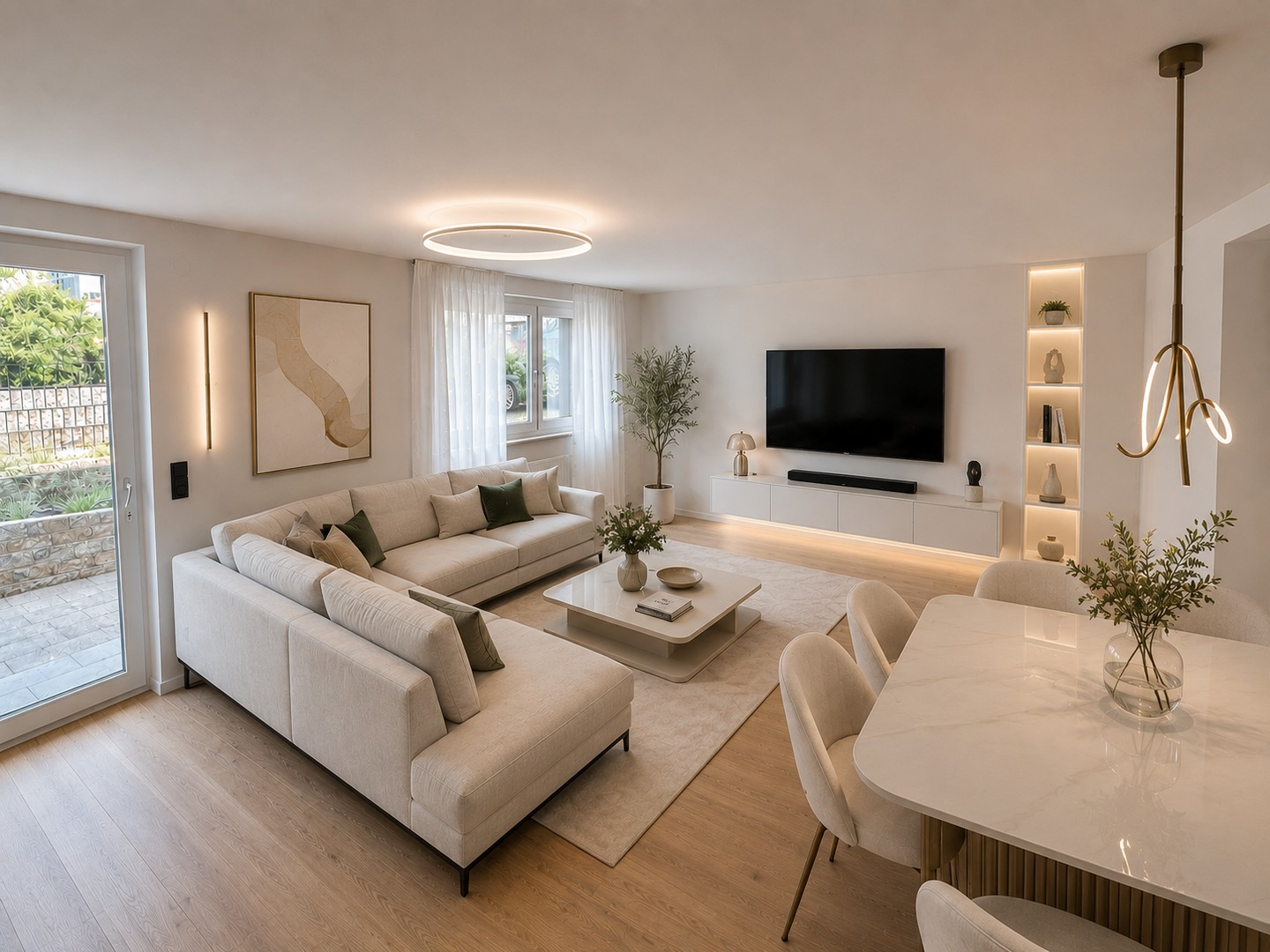 offenes Wohnen/Essen