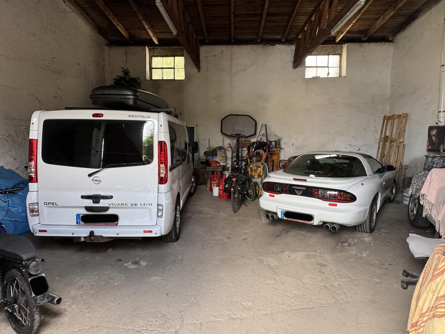 Blick in die Garage