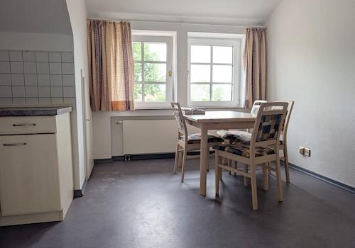 Blick in die Küche.