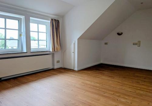 Blick in das Schlafzimmer