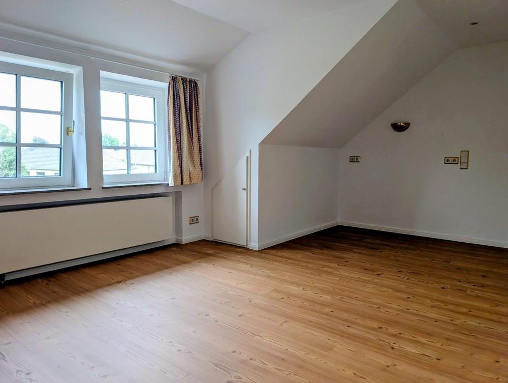 Blick in das Schlafzimmer
