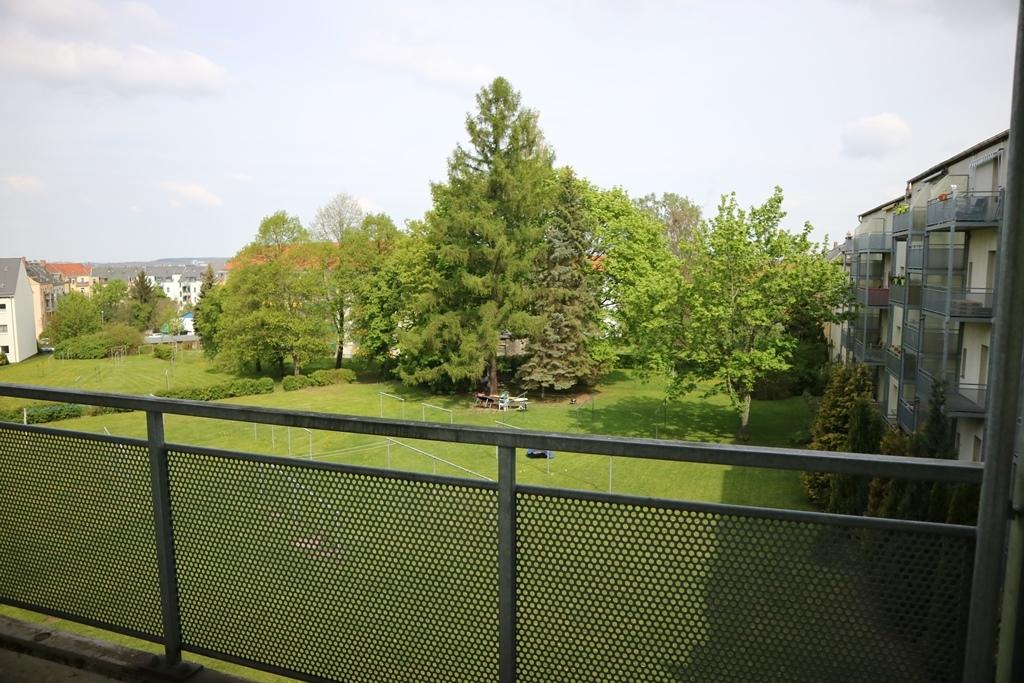 Ausblick vom Balkon
