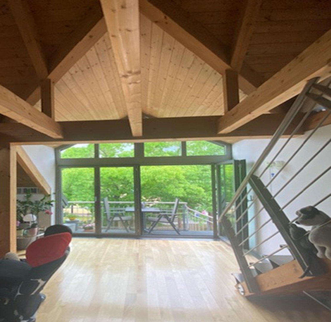 große Gaube, Terrassenaustritt