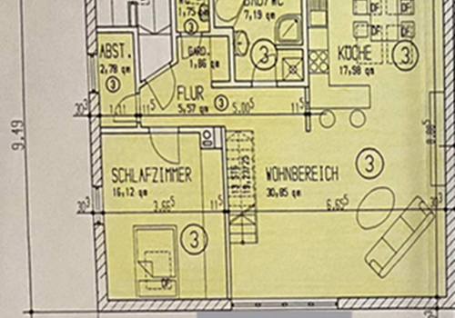 Grundriss Wohnung