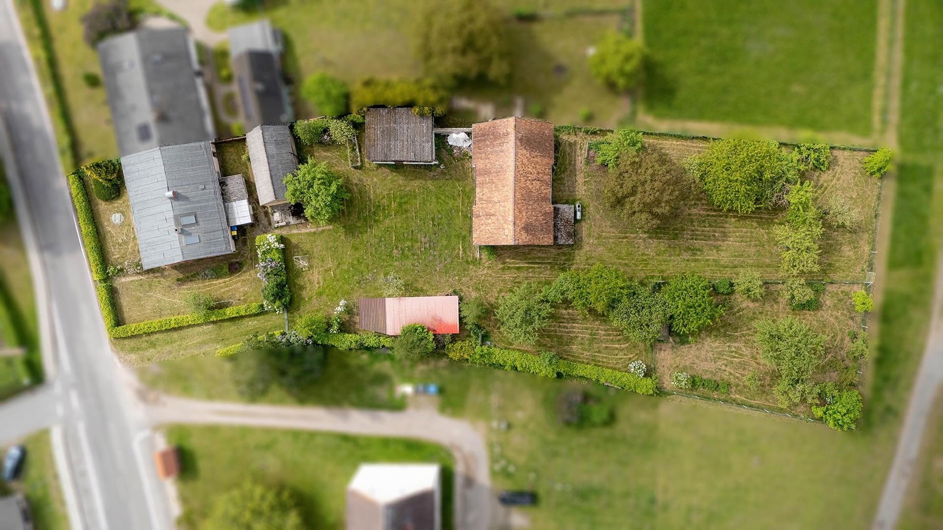 Grundstück von oben