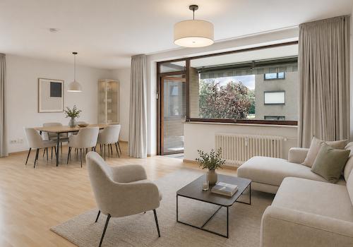 Wohnzimmer KI generiert