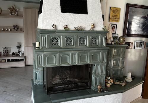 Kamin im Wohn- und Essbereich
