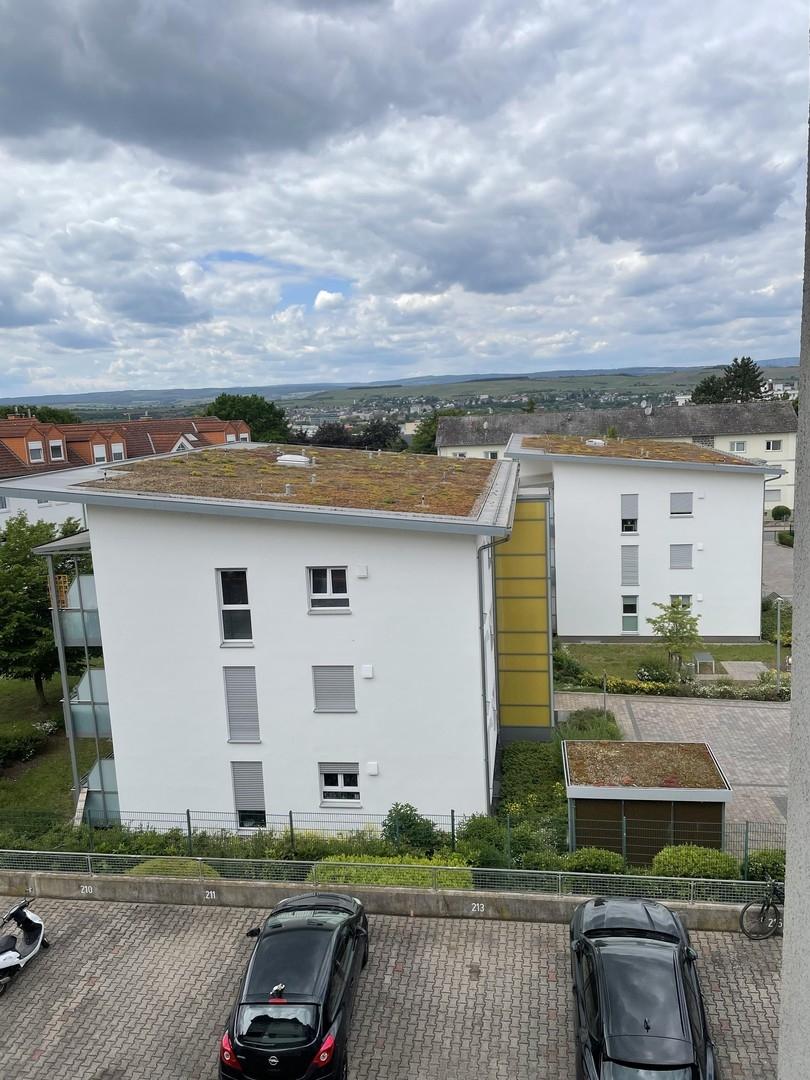 Blick vom Balkon