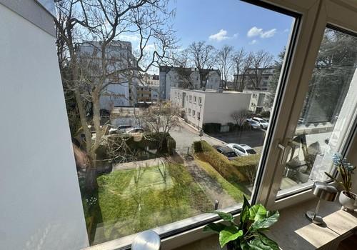 Blick aus Wohnzimmer