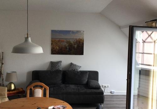 Schlafcouch im Wohnzimmer
