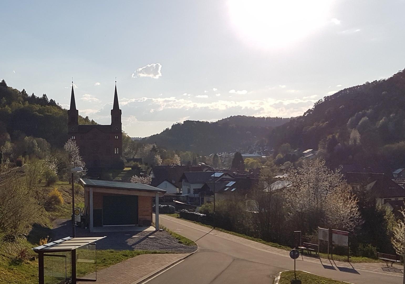 Blick aus dem gr. Zimmer