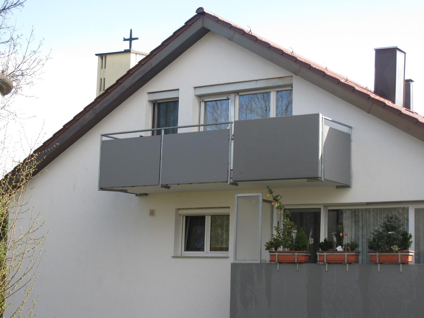 großer Balkon