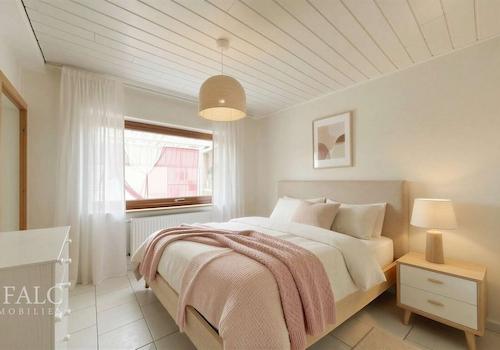 Schlafzimmer - digital möbliert