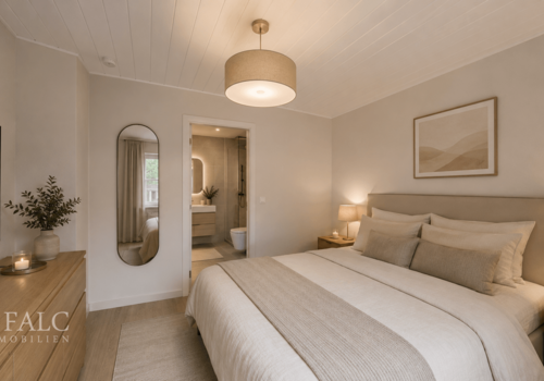 Schlafzimmer 1. Obergeschoss - digital möbliert