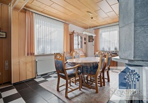 Essbereich im Wohnzimmer