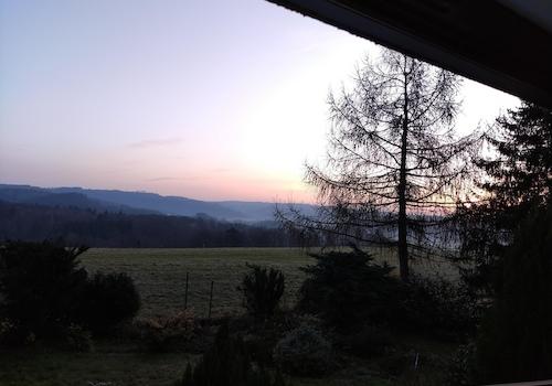 Sonnenaufgang/Blick ü. Taunus