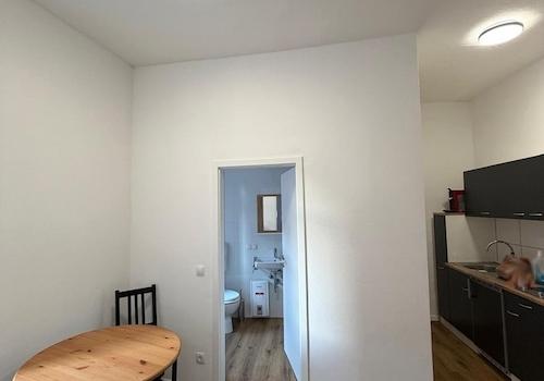 Blick aus Wohn-/Schlafzimmer