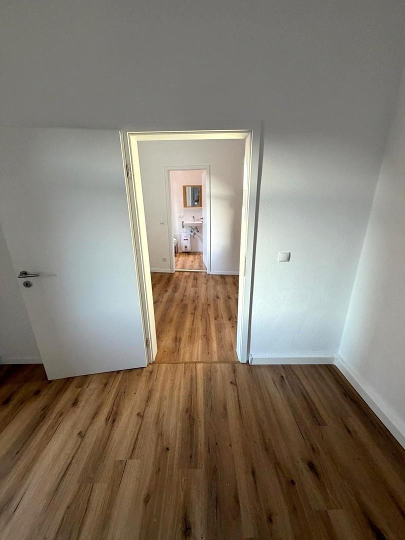 Blick aus Wohn-/Schlafzimmer