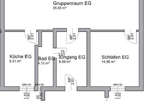 Grundriss Ladenfläche