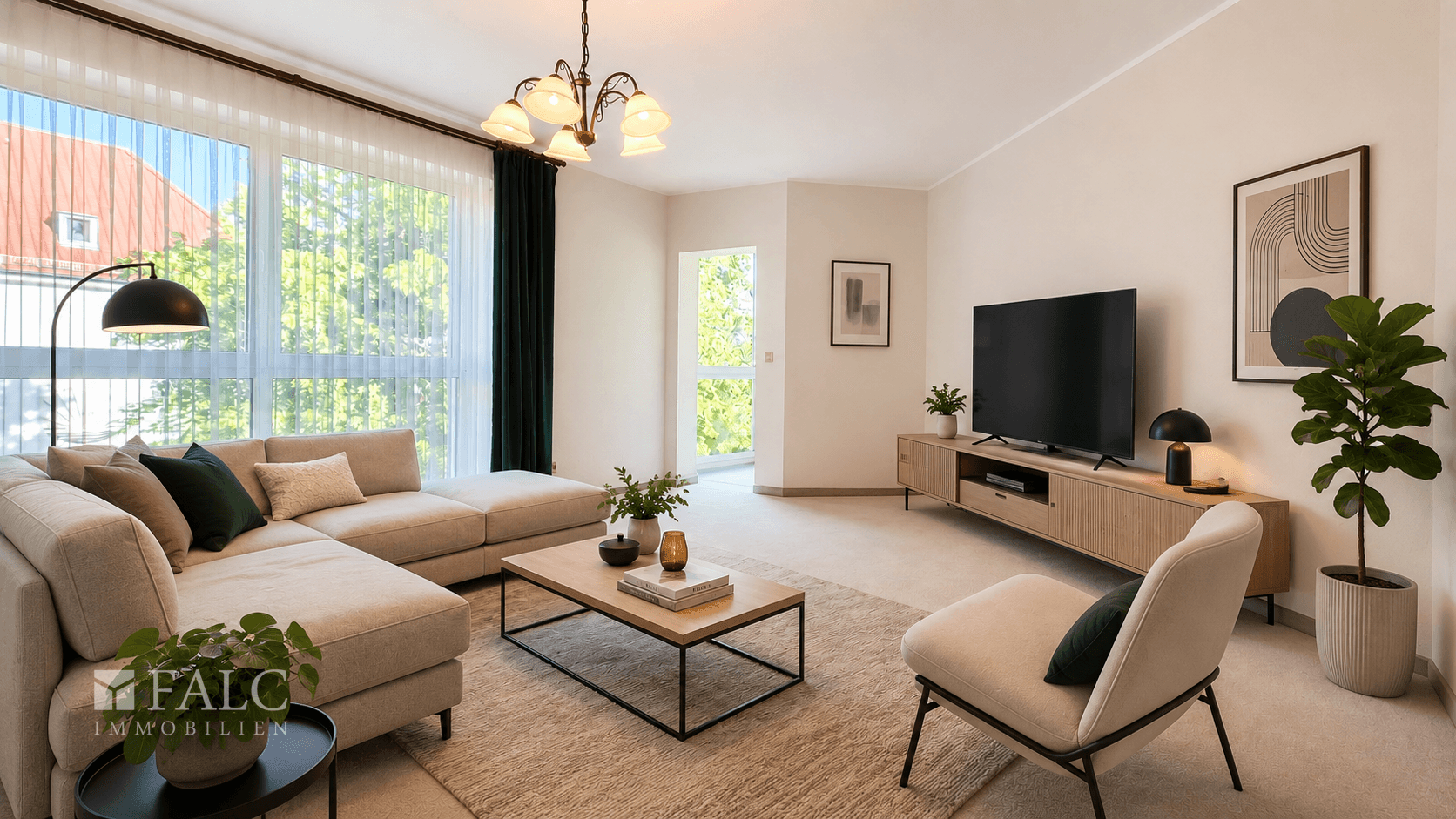 Wohnzimmer virtualisiert