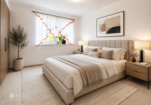 Schlafzimmer virtualisiert