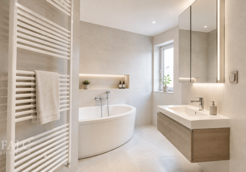 Badezimmer virtualisiert