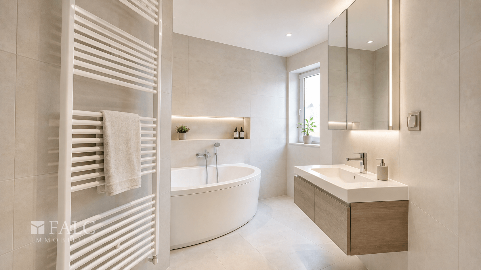 Badezimmer virtualisiert