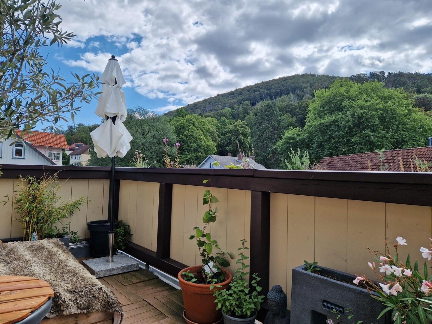 Balkon links