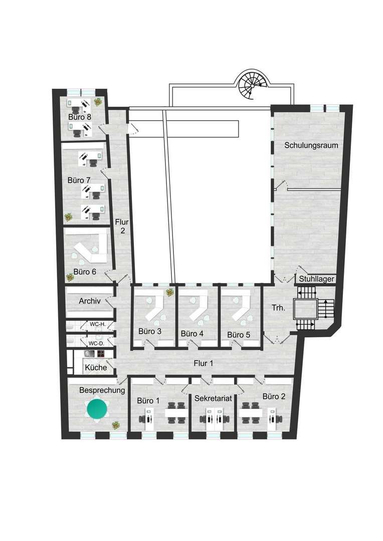 Grundriss 1OG