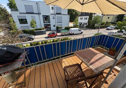 sonniger Balkon