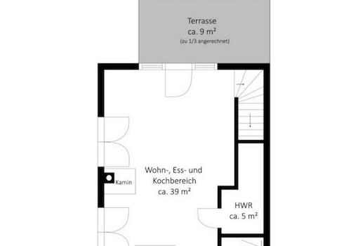 EG 50 qm & Terrasse 19 qm