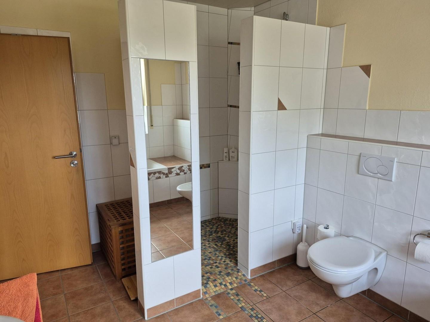 Bad 1. OG - Zugang Dusche