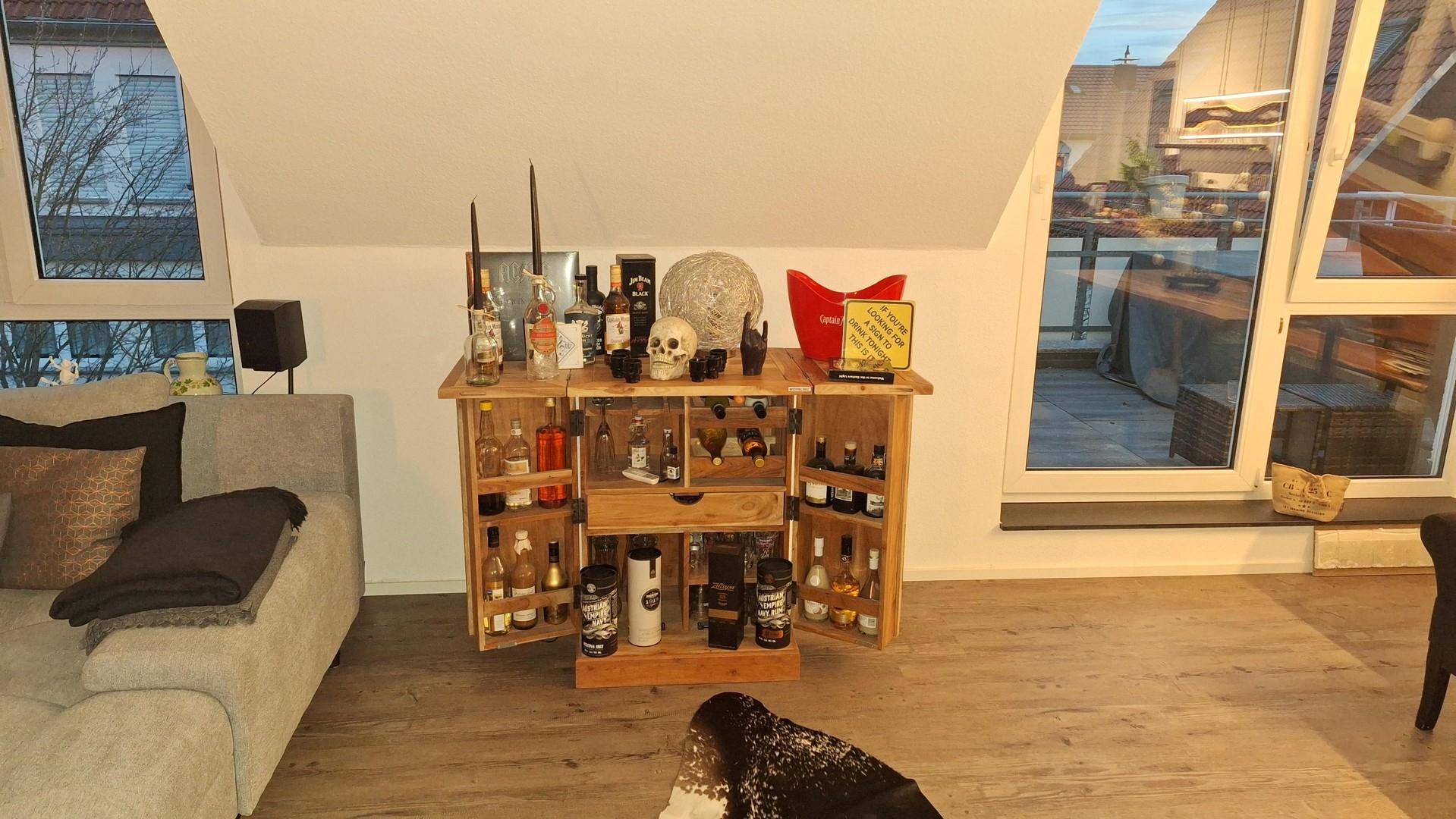 Bar im Wohnbereich