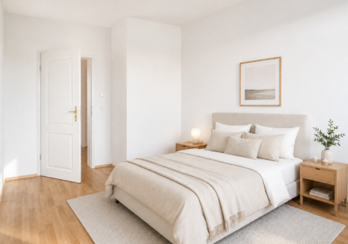 Eigentumswohnung | Wohnraum / Schlafzimmer Visualisierung