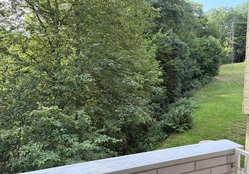 Loggia mit Blick ins Grüne