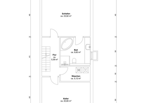 Grundriss Obergeschoss