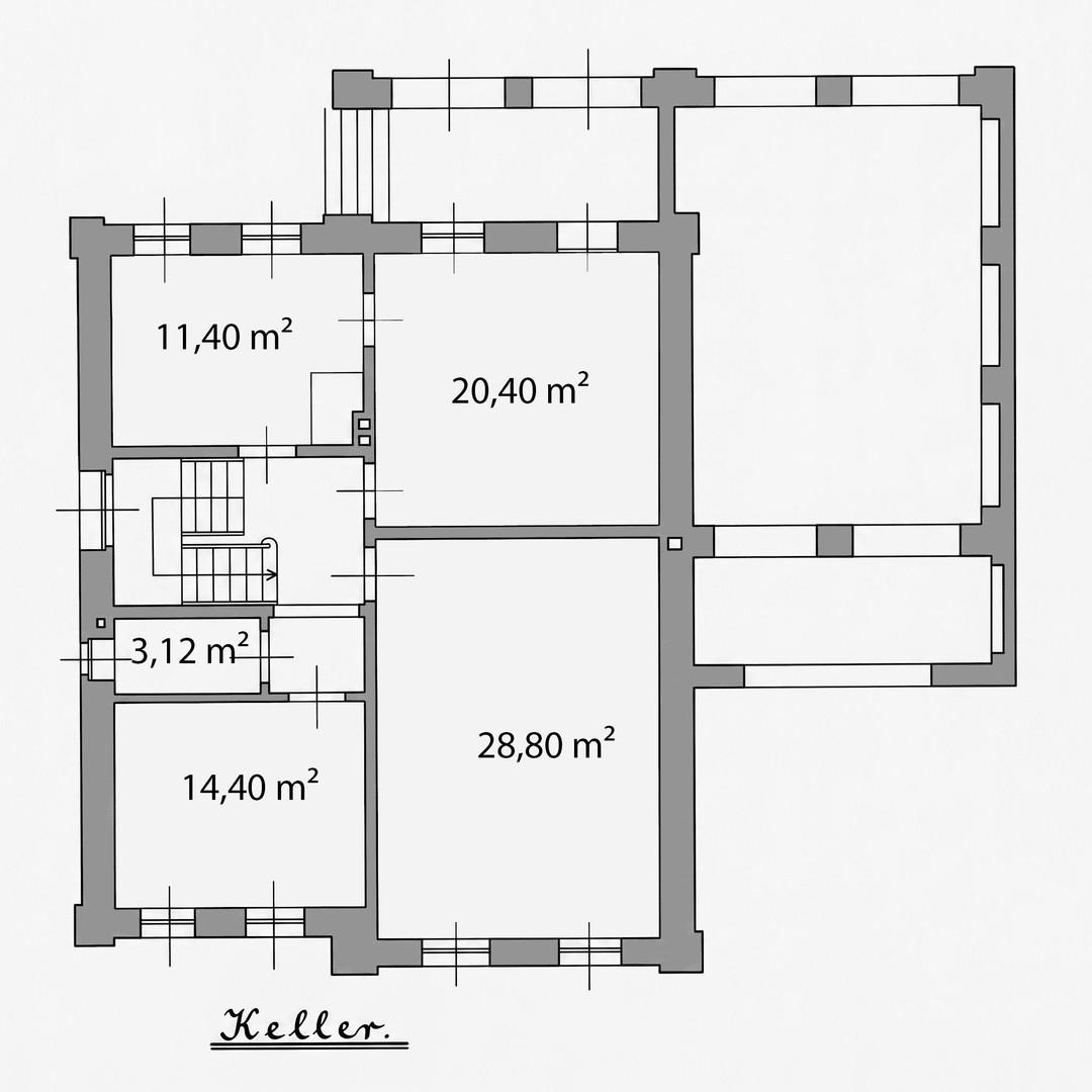 Grundriss Keller
