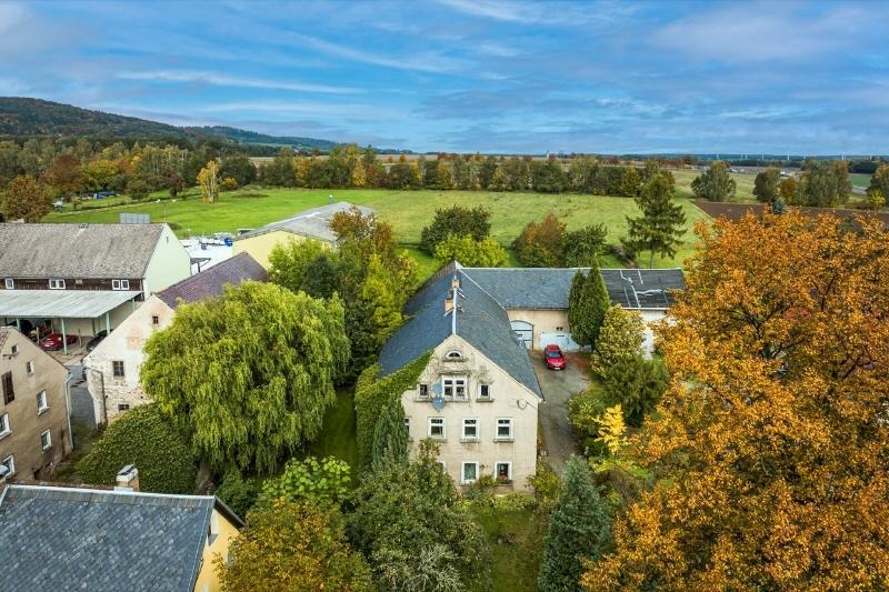 Weideflächen nördlich vom Hof