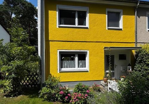 Vorderseite des Hauses