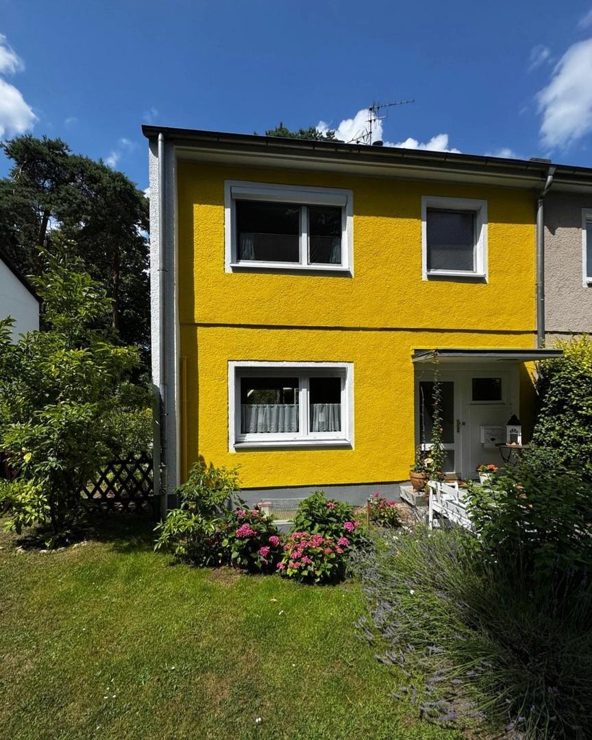 Vorderseite des Hauses