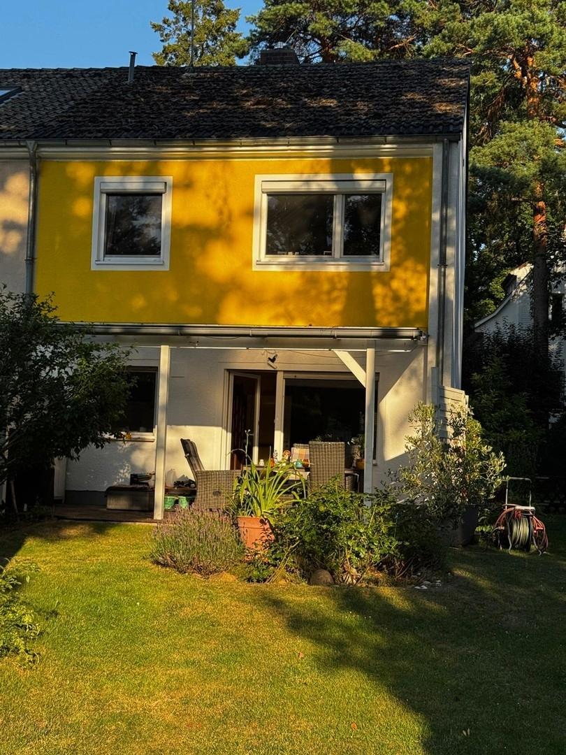 Rückseite des Hauses