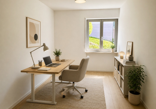 KI-Visualisierung Büro/Kinder